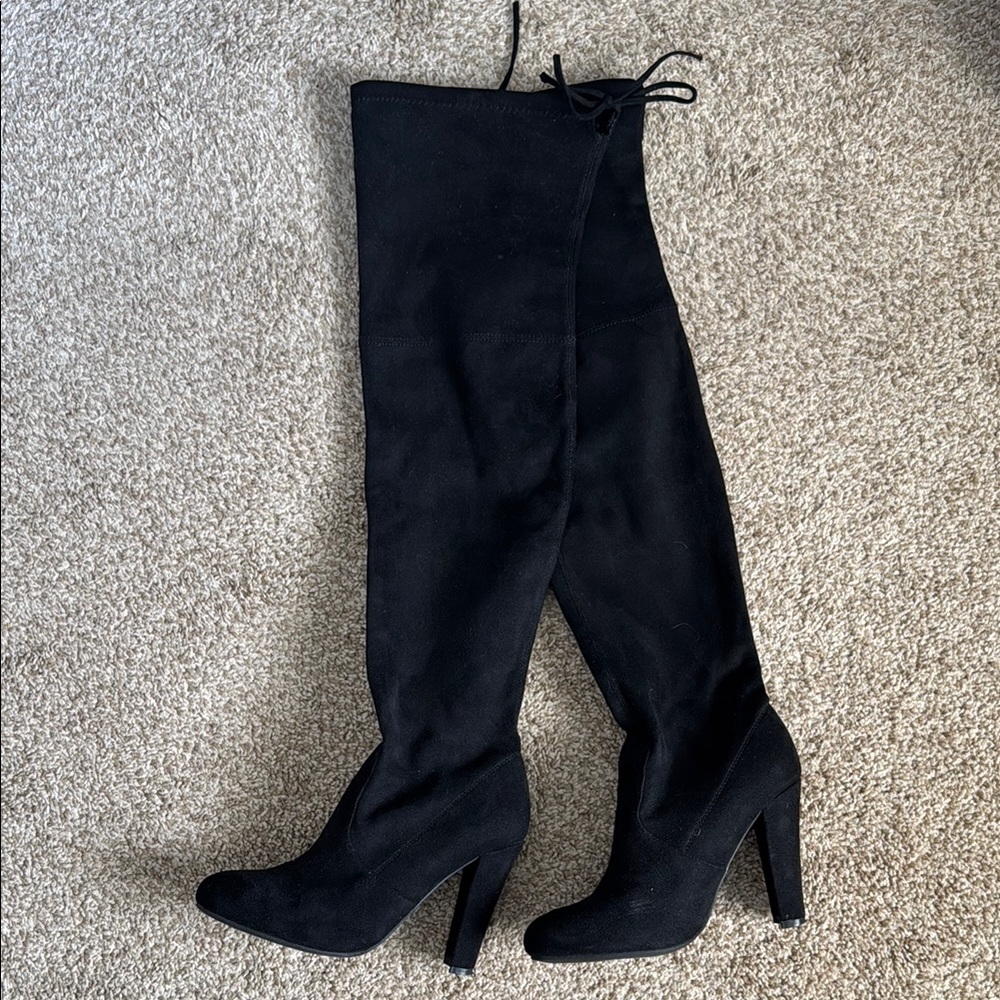 Elegant Black Over-the-Knee Boots